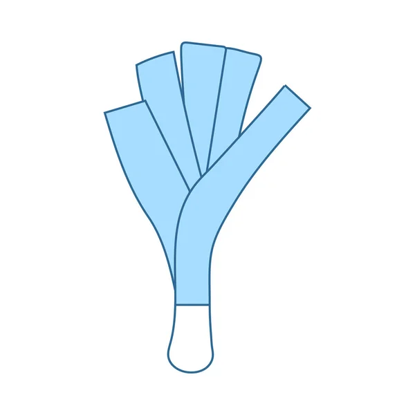 Lauchzwiebelsymbol — Stockvektor