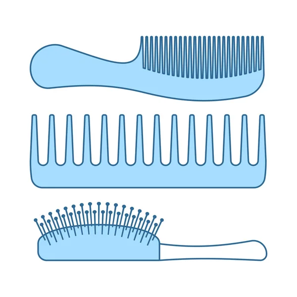 Haarborstel pictogram — Stockvector