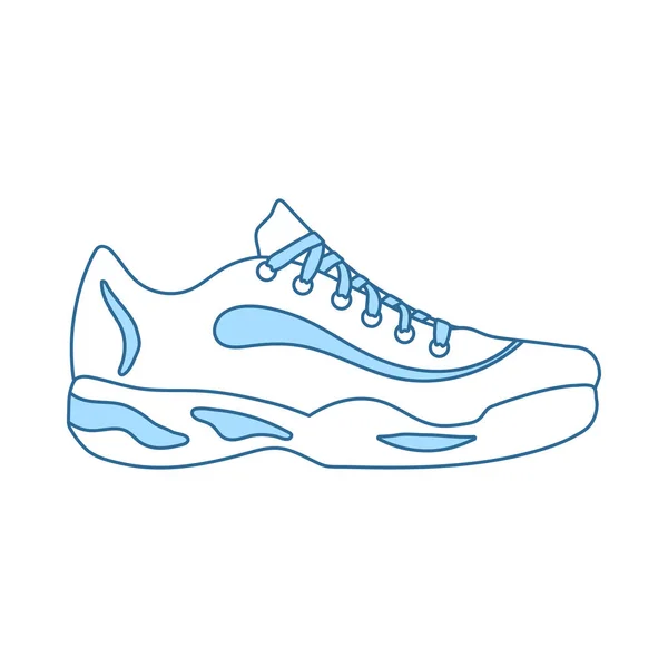 Tenis icono zapatilla — Vector de stock