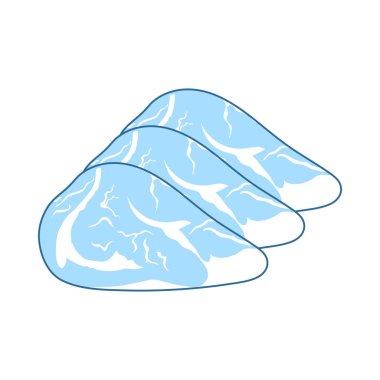 Çiğ et biftek simgesi