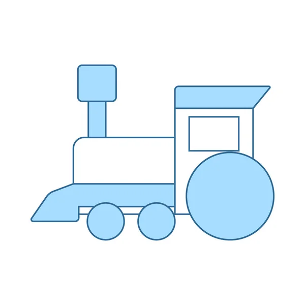 Поїзд іграшка значок — стоковий вектор