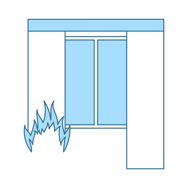 Hausbrand-Ikone — Stockvektor