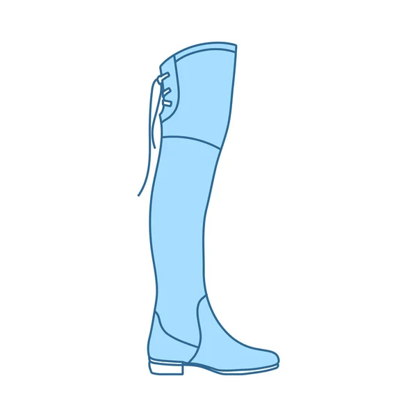 Hessian Boots Icon — Stock Vector
