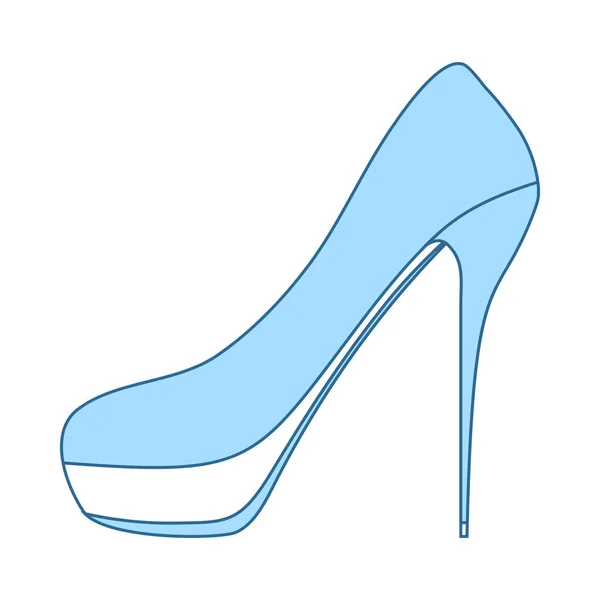 High Heel Shoe Icon — Stock Vector