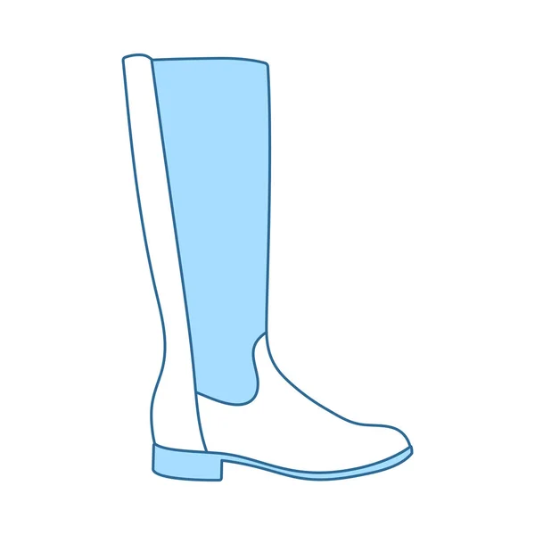 Autumn Woman Boot Icon — Stock Vector
