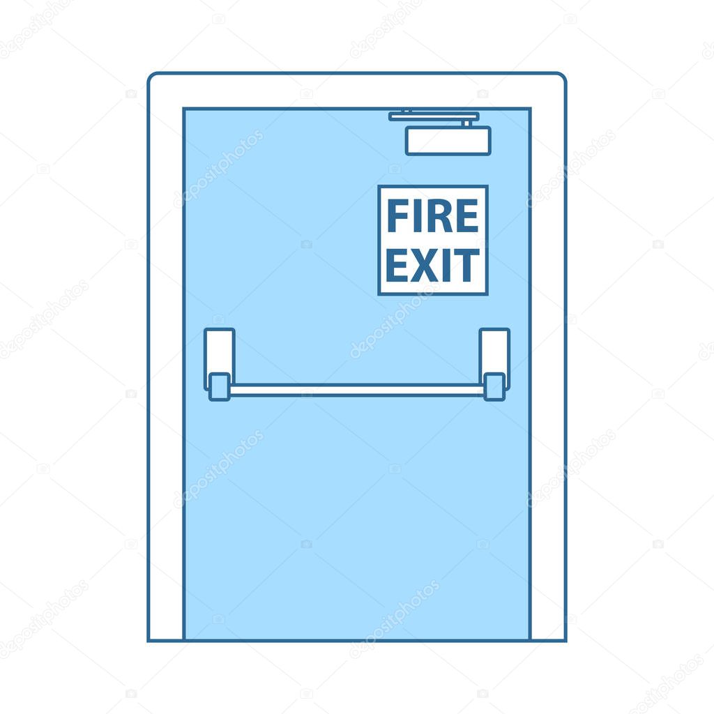 Fire Exit Door Icon