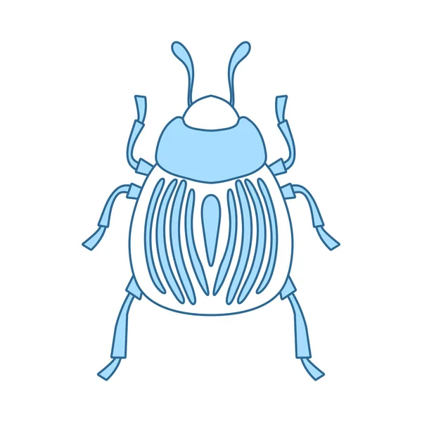 Colorado Beetle Icon — Stock Vector