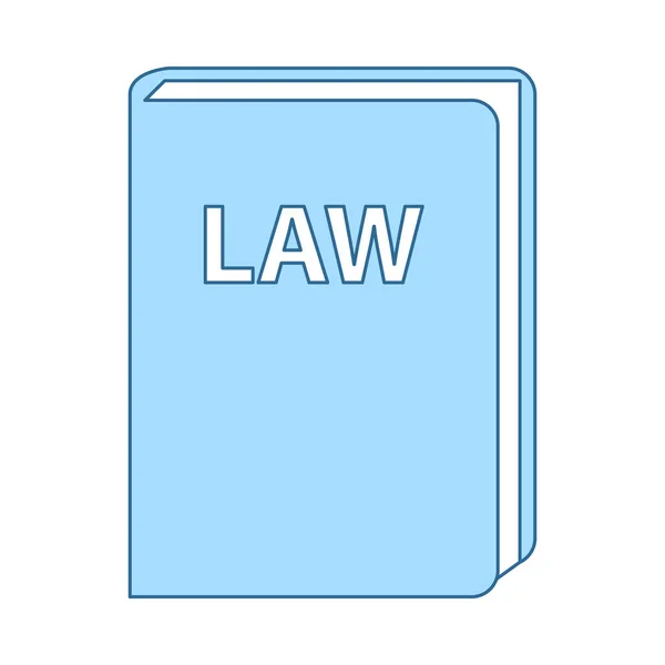 Law Book Icon — Stock Vector