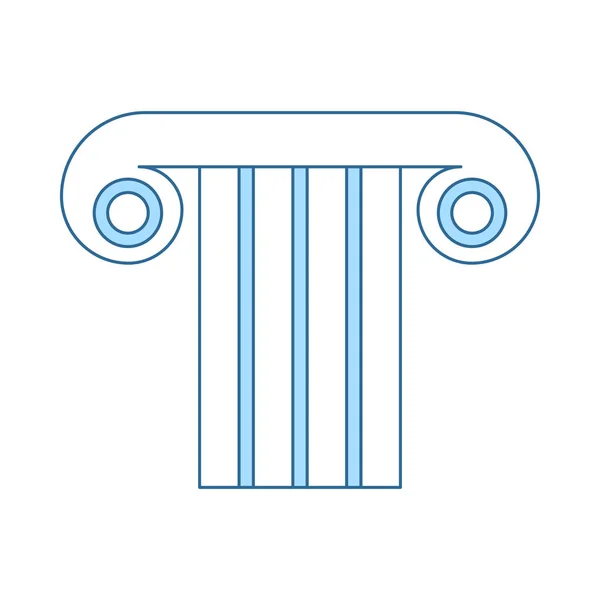 Antique Column Icon — Stock Vector