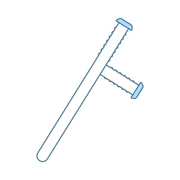 Icône bâton de police — Image vectorielle
