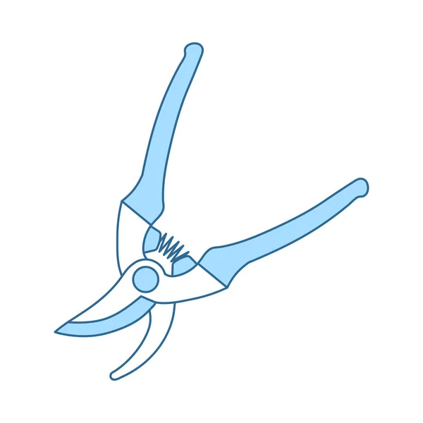 Garden Scissors Icon — Stock Vector