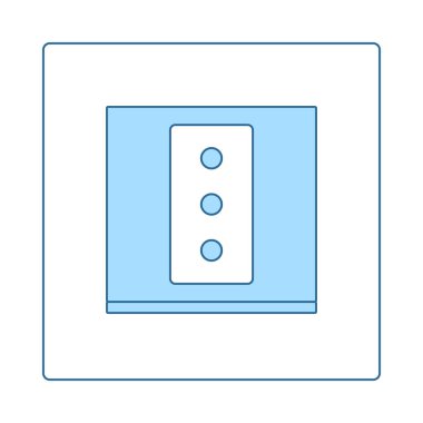 İtalya elektrik soketi simgesi