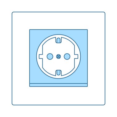 Europe elektrik soketi simgesi