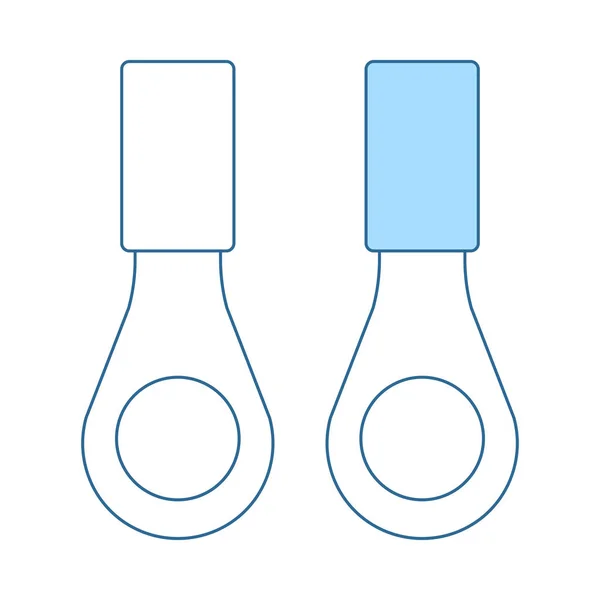 Icono de anillo de terminal de conexión — Archivo Imágenes Vectoriales