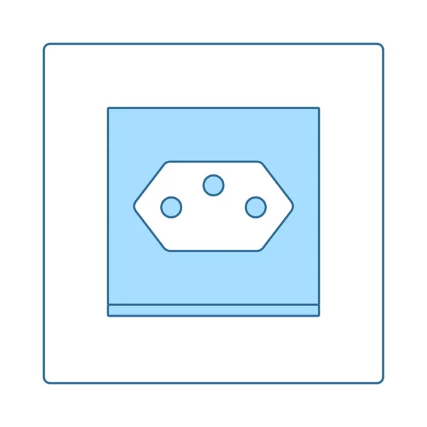 瑞士电源插座图标 — 图库矢量图片
