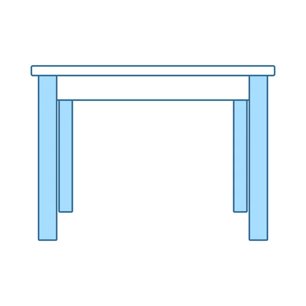 Icono de mesa de cena — Archivo Imágenes Vectoriales