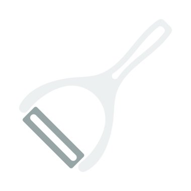 Sebze Soyucu Simgesi. Düz Renk Tasarımı. Vektör İllüstrasyonu.