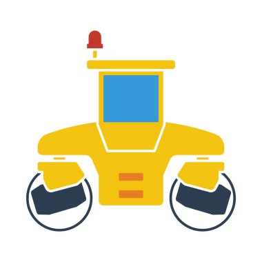 Yol Paten Simgesi. Renk Doldurma Tasarımı Özeti. Vektör İllüstrasyonu.