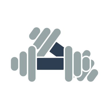 Aptal Simgesi. Düz Renk Tasarımı. Vektör İllüstrasyonu.