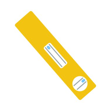 İnşaat Bölümü Simgesi. Renk Doldurma Tasarımı Özeti. Vektör İllüstrasyonu.