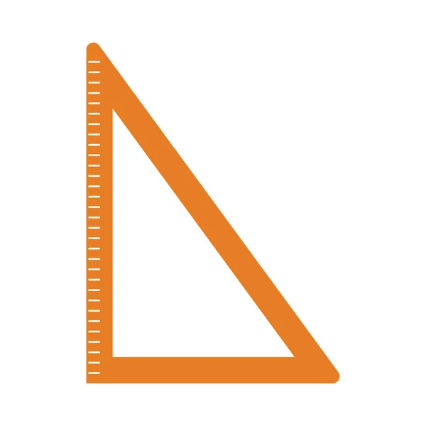 Uiカラーの三角形のアイコン フラットカラーデザイン ベクターイラスト — ストックベクタ