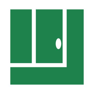 İkon 'da Tenis Tekrar Topu. Düz Renk Tasarımı. Vektör İllüstrasyonu.