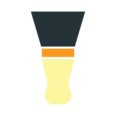 Oyuncak Bıçak Simgesi. Düz Renk Tasarımı. Vektör İllüstrasyonu.