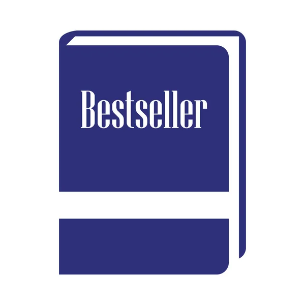 Икона Книги Бестселлеров Плоский Дизайн Цвета Векторная Миграция — стоковый вектор