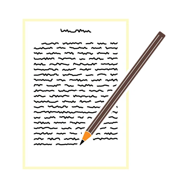 带文字和铅笔图标的单子手绘素描设计病媒图解 图库矢量图像 C Angelp