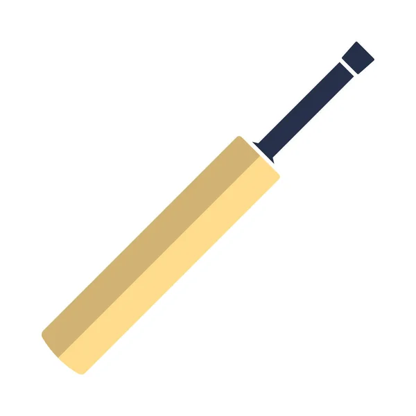 Икона Крикетной Летучей Мыши Плоский Дизайн Цвета Векторная Миграция — стоковый вектор