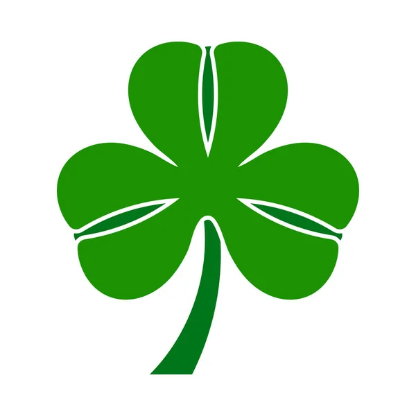 Shamrock Icon Plochý Design Vektorová Ilustrace — Stockový vektor