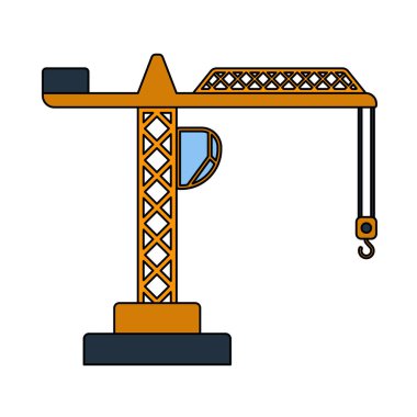 Turna ikonu. Renk Doldurma Tasarımı Özeti. Vektör İllüstrasyonu.