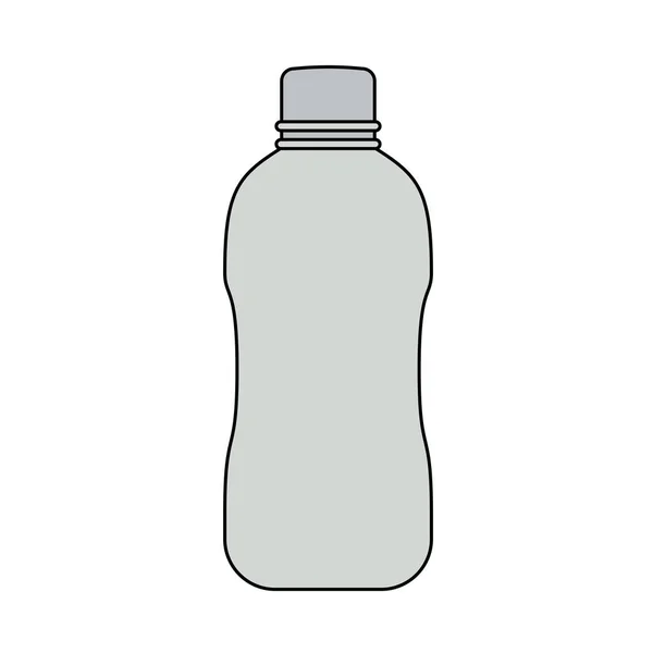 Icon Water Bottle Editable Outline Color Fill Design Vector Illustration — Stock Vector