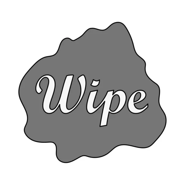 Wipe Cloth Icon Editable Outline Color Fill Design Vector Illustration — Stock Vector