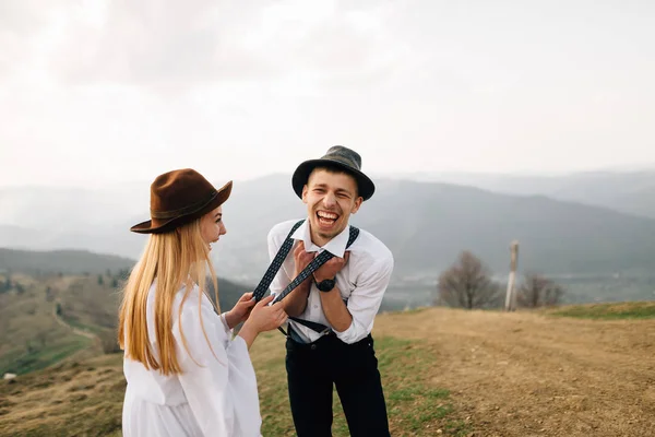 Jours Semaine Drôles Compréhension Mutuelle Dans Mariage Gage Excellentes Relations — Photo