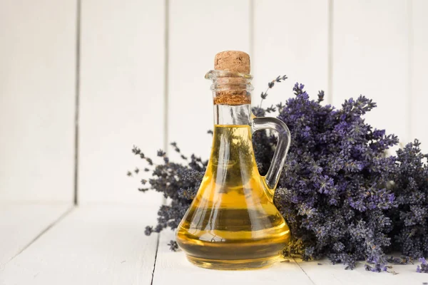 aromatic lavender oil for spa procedures for the recovery of body skin.