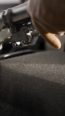 washing vacuum cleaner for dry cleaning. removing dirt from upholstery of furniture. copy space