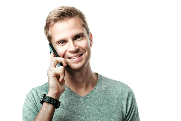 Closeup portrait of handsome man — Stock Photo, Image