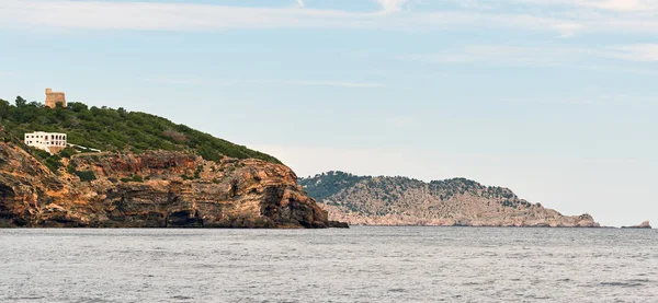 Northern Rocky Coast Ibiza Island Balearic Island Spain — Stock Photo, Image