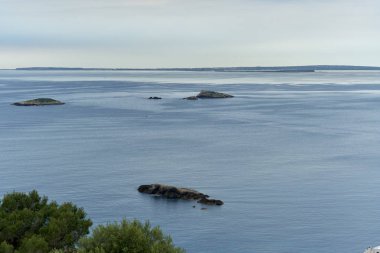 Yumuşak Akdeniz. Ibiza Adası. Balear Adaları. İspanya