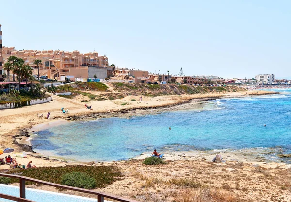 Mata España Junio 2018 Playa Cala Cabo Cervera Localidad Turística — Foto de Stock