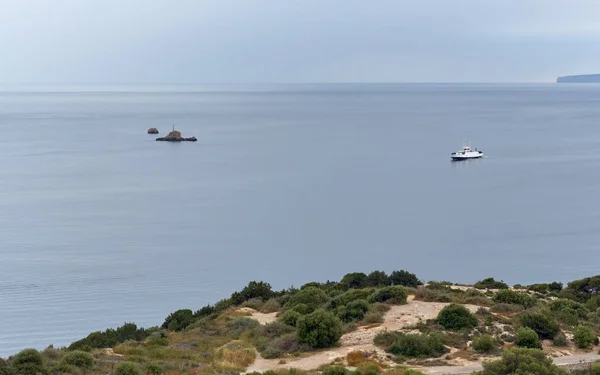 Smooth Mediterranean Sea Ibiza Island Balearic Islands Spain — Stock Photo, Image
