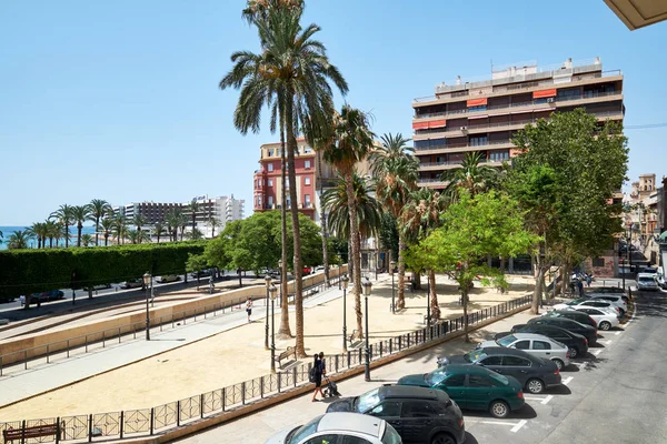 Alicante Spagna Giugno 2018 Paesaggio Urbano Alicante Strada Vicino Alla — Foto Stock