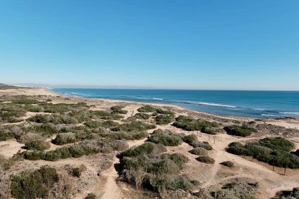 Sandy αμμόλοφους της La Mata, Ισπανία — Φωτογραφία Αρχείου