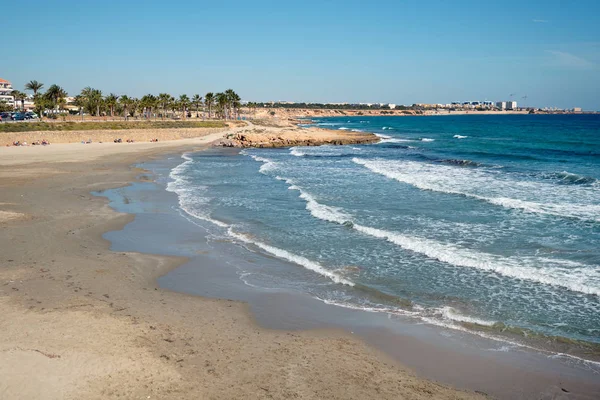 Boş Flamenko beach, İspanya — Stok fotoğraf