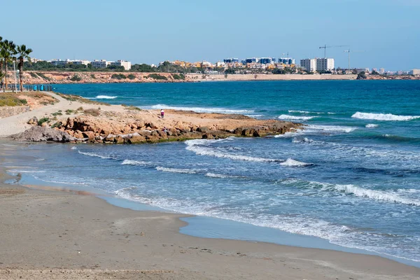 Costa rocosa de Playa Flamenca, España —  Fotos de Stock