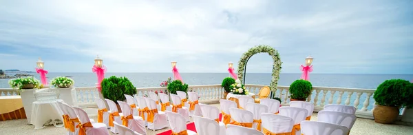 Ceremonia de boda al aire libre — Foto de Stock