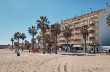 La Mata beach, Spain clipart