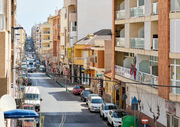 Torrevieja Street, Costa Blanca, Spanien — Stockfoto