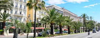 Panoramik görüntü Nice city, Fransa